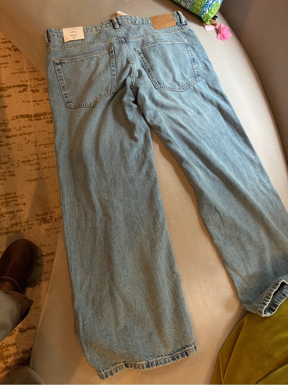 H&M Light Blue Relaxed Fit Women's Jeans